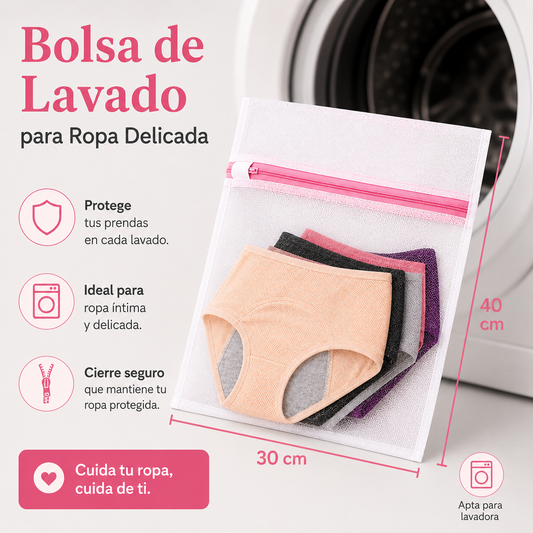 Bolsa Lavado 30x40 "Ropa Delicada"